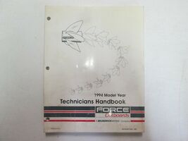 1994 Force Outboards Technicians Handbook Manual WATER DAMAGED WORN OEM - $6.98