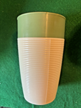 Raffiaware Set of SIX Green Avocado Tumblers 10 oz- Thermo Temp Plastic ... - $28.00