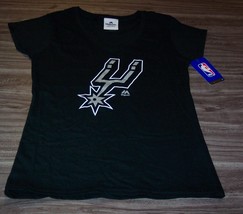 Women&#39;s Teen San Antonio Spurs Nba Basketball T-shirt Small New w/ Tag - £15.82 GBP