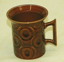 Portmeirion Brown Jupiter Coffee Cup Mug Susan Williams Ellis England Vintage - £17.20 GBP