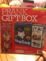 Prank Gift Box Nap Sack Sleep Hood- Wrap Your Real Gift in a Funny Joke ... - $12.86