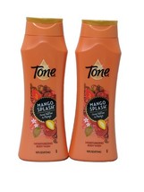 Lot 2 Tone Soap Body Wash Mango Splash Cocoa Butter &amp; Papaya 16 oz Ea - $375.42 MXN