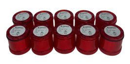 10 WERMA 641 100 00 / 64110000 PERMANENT LIGHT ELEMENTS RED 240VAC/DC 7W... - $150.00