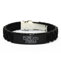 Motivational Christian Bracelet, Consider it pure joy, my brothers and sisters,  - £19.74 GBP