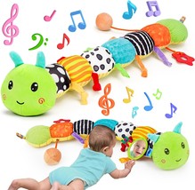 Gifts For Newborns: 0-3 Month Music Animal Stuffed Plush Caterpillar Toy For - £30.03 GBP