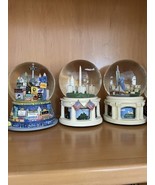 RARE Vintage  Musical Snow Globe New York/San Francisco &amp; Washington, DC... - $94.05