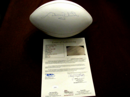 JOHNNY UNITAS BALTIMORE COLTS HOF SIGNED AUTO PETE ROZELLE WILSON FOOTBA... - $593.99