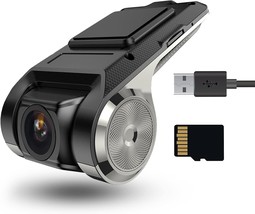 USB DVR On Dash Camera Loop Recording Dash Camera for Cars with 32GB SD Card 24H - £31.56 GBP