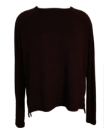 Rag &amp; Bone Size Small Burgundy Heathered Long Sleeve Rayon Blend Top - $295.80 MXN