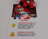 2018 Mario Kart Monopoly Gamer Replacement Piece Mario Token w/ Card - $4.84