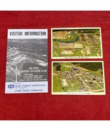 VTG Postcard &amp; Visitor Info Pamphlet Gaseous Diffusion Plant Oak Ridge TN - £9.58 GBP