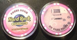 (1) Hard Rock CASINO CHIP - Albuquerque, New Mexico - Poker Room - Pink ... - £6.25 GBP
