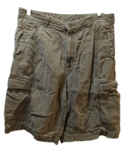 Tommy Bahama Relax FLAWED Men&#39;s brown cargo shorts sz 32 tencel cotton b... - £13.23 GBP