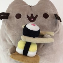 GUND Pusheen Cat Sushi Snackable Stuffed Animal Toy Plush 4058938 Plushy EUC 9.5 - £17.11 GBP