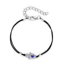 Rinhoo Lucky Blue Eye Hamsa Pendant Bracelet Classic Turkish Charm Bracelet for  - £8.35 GBP