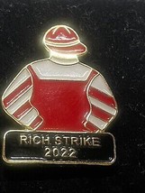 RICH STRIKE - 2022 Kentucky Derby Winner Jockey Silks Pin - £15.69 GBP