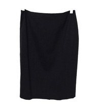 Lafayette 148 Dark Gray Virgin Wool Pencil Skirt Size 2P Academia Minimalist - $21.00