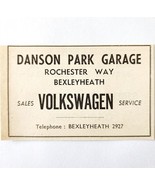 1954 Volkswagen Danson Park Garage Advertisement Import Automobilia E89F1 - $27.34 CAD