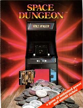 Space Dungeon Arcade Game Flyer Original Video Art Retro 1981 Video Vintage - $15.68
