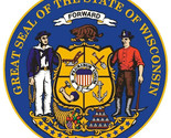 Wisconsin State Seal Sticker Decal R564 - $1.95+