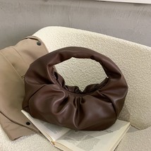 New Female Bag Tote   Women&#39;s Handbag Soft Pu Leather  Bags for Women Folds Dump - £64.86 GBP