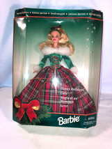 Vintage Happy Holidays Barbie 1995 In Box - £19.95 GBP