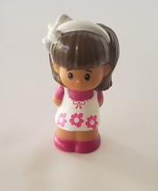 Fisher Price Little People Musical Preschool Mia Girl Replacement Figure Pink - $6.35