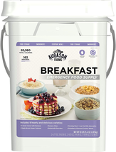 Emergency Survival Food Supply Kit Breakfast 4 Gallon Storage Pail 30 Year - £75.24 GBP