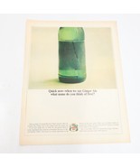 1964 Canada Dry Ginger Ale What Name Do You Think of Bottle Print Ad 10.... - £6.29 GBP