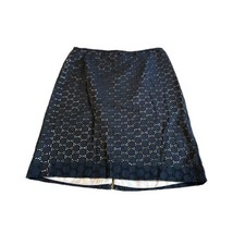 Ann Taylor Loft NEW Lined Black Lace Women&#39;s Skirt Size 8 A Line Busines... - £18.63 GBP