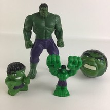 Marvel Incredible Hulk Action Figure Lot Superhero Smash Ball Water Squirter Toy - $29.65