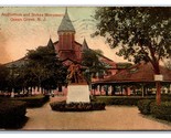 Auditorium and Stokes Monument Ocean Grove New Jersey NJ DB Postcard W11 - $2.92