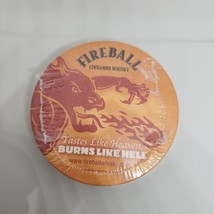 Lot of 25 Fireball Cinnamon Whisky Cardboard Bar Coasters mancave Factory Sealed - $3.47