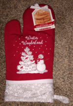 Sugar Cookie Mix Snowman &amp; Christmas Tree Kitchen Oven Mitt Hot Pad Gift - £5.93 GBP