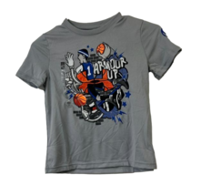 Under Armour Youth Boys&#39; Throw It Down T-Shirt, Gray, XS - $11.87