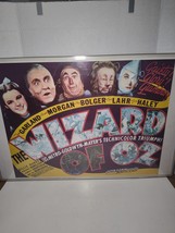 Wizard of Oz 1939 Lithograph M-081 28x20 Portal Pub Clear Frame - SEE PICS - $69.29