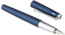 Lamy Imperial Blue Studio Fountain Pen With Extra-Fine Nib And Blue Ink,... - $57.99