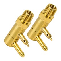 Brass Quick Connect Tank Fitting 1/4 Inch NPT Male Thread for Boat Gas T... - £30.66 GBP
