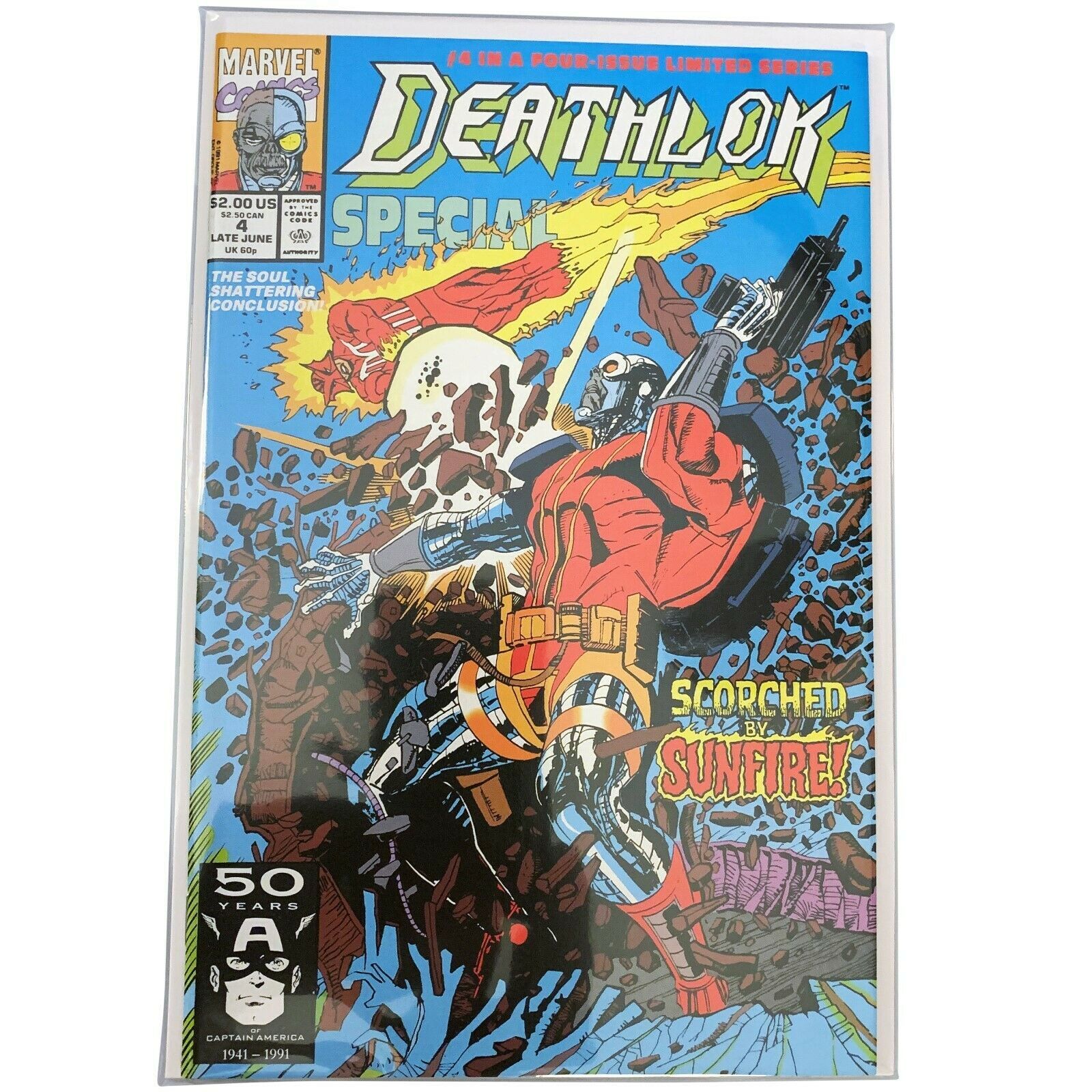 Comic Book, Deathlok vs Doom #4 (1991) Marvel - $14.99