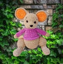 Crochet Kanga Roo Plush Toys, Height 9.84 inch/25cm, Amigurumi Funny Spe... - £27.82 GBP