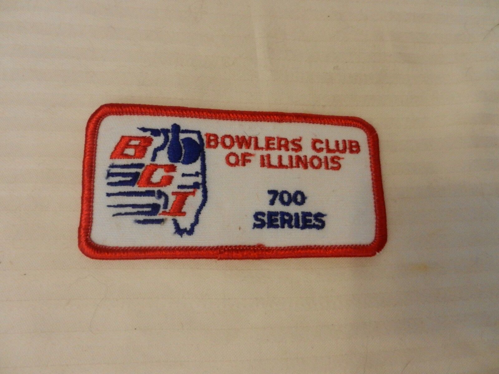 Primary image for Bowlers Club of Illinois 700 Series Patch from the 90s Red Border
