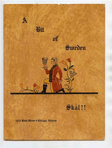 A Bit of Sweden Smorgasbord Menu &amp; Drinks Menu Chicago Illinois 1948 - £24.73 GBP