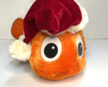 Disney Store Nemo Traditions Plush Nemo 15” Toy with Christmas Hat &amp; Mit... - $11.07