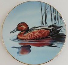 WS George Gerald Mobley Federal Duck Stamp Plate #7 Bradford 1991 Cinnamon Teal - £22.20 GBP