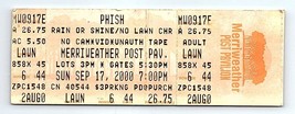 Phish Untorn Concierto Ticket Stub Septiembre 17 2000 Columbia Marylnd - £39.41 GBP