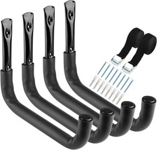 Garage Storage Kayak Hooks, 15.5 Inch Wall Mount Surfboard Rack, 4 Pack Heavy - £31.96 GBP