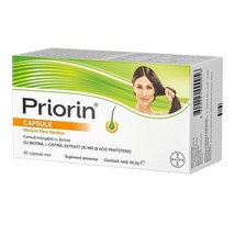 Priorin keeps hair healthy, 60 capsules, Bayer - $42.99