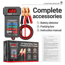 BT-171 12V Battery Tester LCD Digital Auto Battery Analyzer Charging Cra... - $15.84