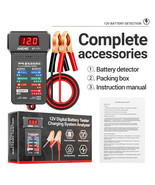 BT-171 12V Battery Tester LCD Digital Auto Battery Analyzer Charging Cra... - $21.66 CAD