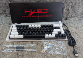 HXSJ V800 68 Keys Type-C Wired Cool Backlight Mechanical Keyboard  - Ice... - $19.99